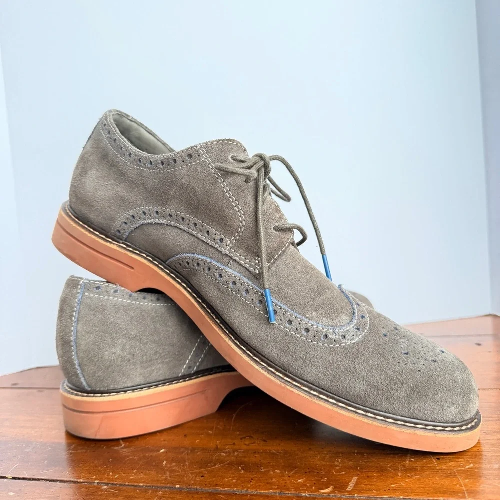 Sperry Top-Sider Gold Cup Suede Wingtip Oxford Shoes Men’s 11.5 – Deerskin Lined